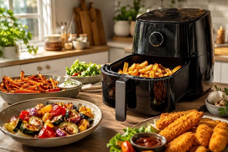 Airfryer - Genuss (KI erstellt, Symbolbild)